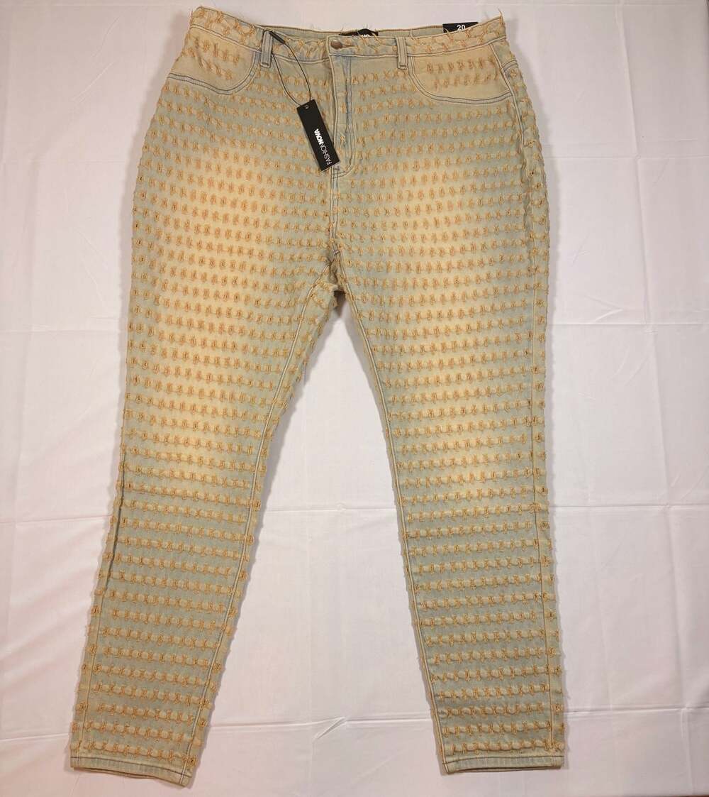 WomensFashion Nova Take Some Time Skinny Jeans - Vintage Wash Size 20